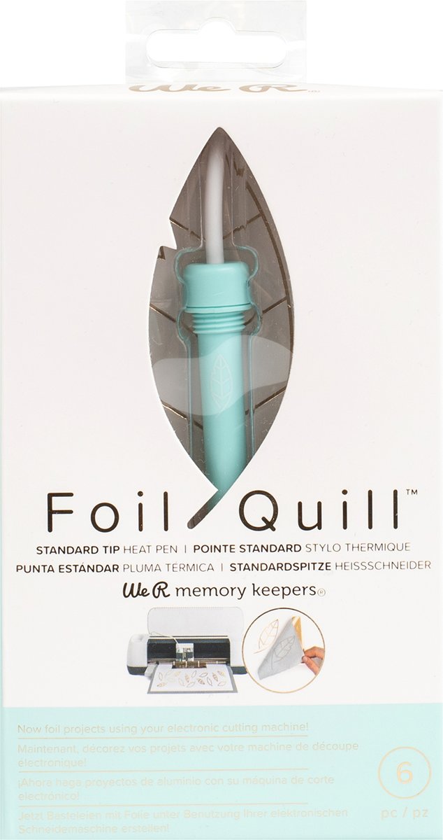 FOIL QUILL HEAT ACTIVATED PEN | STANDARD TIP | WE R MEMORY KEEPERS | HITTEFOLIE TECHNIEK V SILHOUETTE CRICUT BROTHER EN SIZZIX | HEAT TOOL HOBBYGEREEDSCHAP